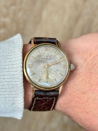 Certina Vintage Chapado en Oro 18k Años 50