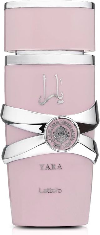 Perfume Yara Lattafa Rosa e Prata 100ml