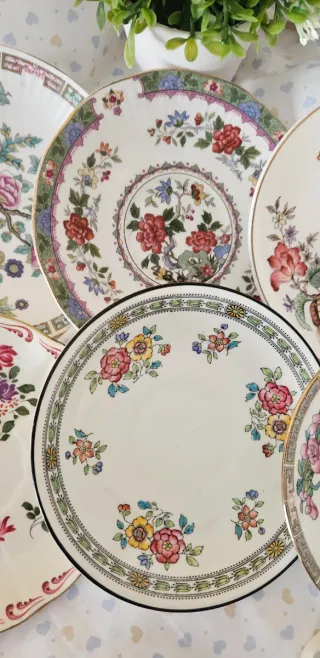 Set 6 Bellissimi Piattini da Tè