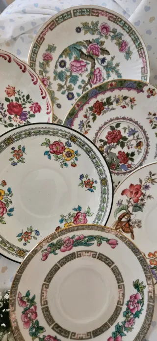 Set 6 Bellissimi Piattini da Tè