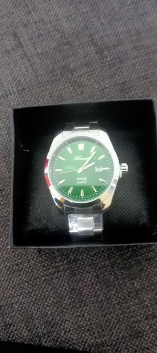 Reloj Remont Elegante Verde y Plateado