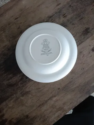 Plato decorativo azul y blanco GV Segovia