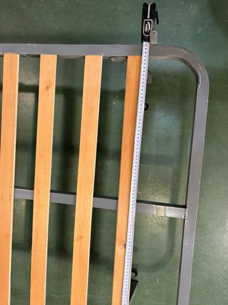 Somier con patas plegables