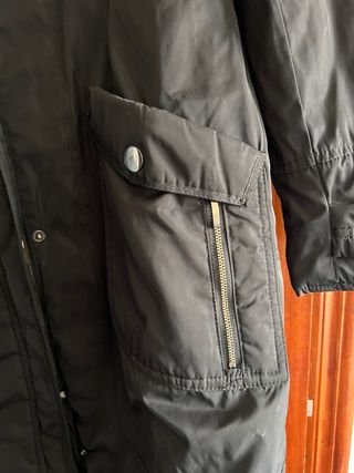 Abrigo Negro Promod Talla L