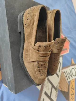 Alpe Mocasines Mujer Marrones Talla 37