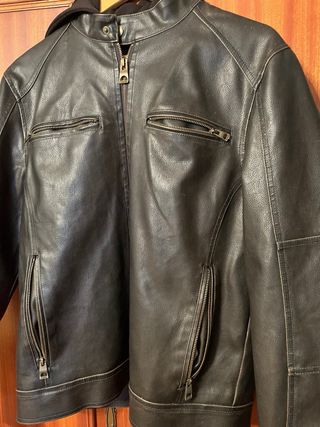 Cazadora Guess Piel Marrón Original