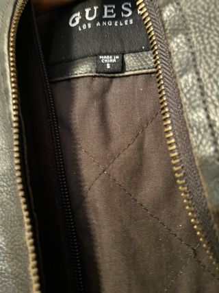 Cazadora Guess Piel Marrón Original