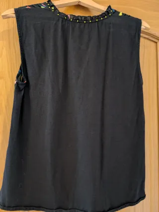 Blusa Bimba y Lola Negra Multicolor