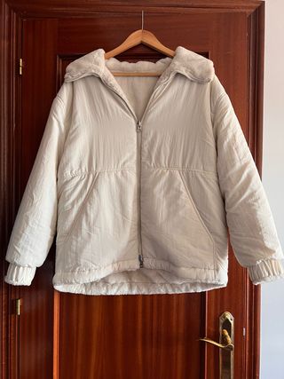 Abrigo Oysho Reversible Talla Única Beige