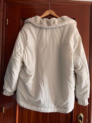 Abrigo Oysho Reversible Talla Única Beige