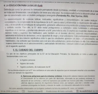 Temario Educación Física Oposiciones