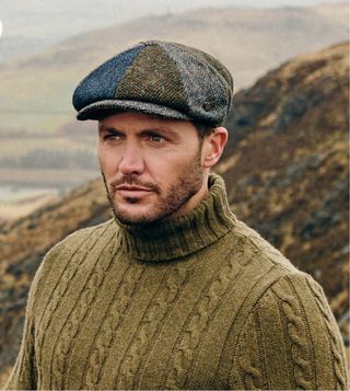 Gorra Harris Tweed Failsworth Patchwork