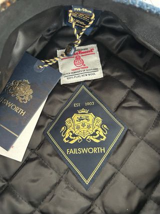 Gorra Harris Tweed Failsworth Patchwork