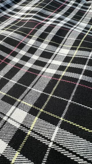 Tessuto scozzese misto lana stretch