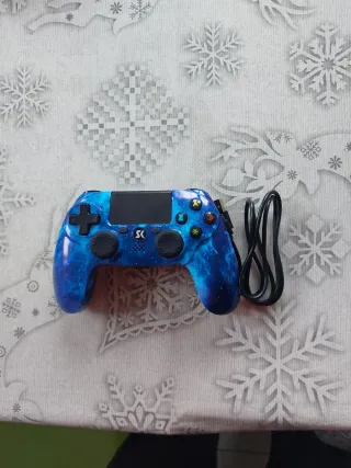 Mando PS4 Azul Galaxia
