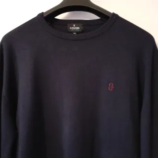 Maglione uomo Coveri blu taglia 4XL