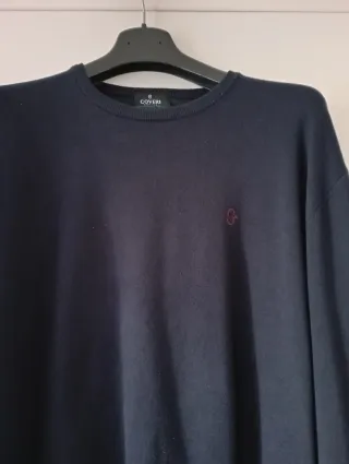 Maglione uomo Coveri blu taglia 4XL