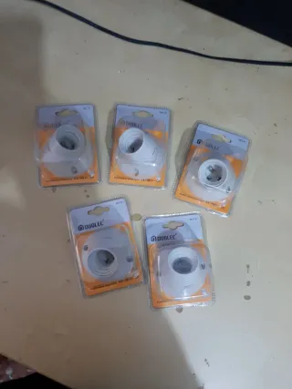 Portalamparas curvo 4A/250V