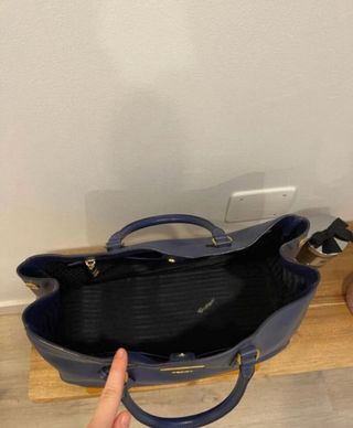 Borsa Prada Galleria Blu