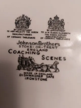 Vajilla Johnson Brothers Porcelana Inglesa