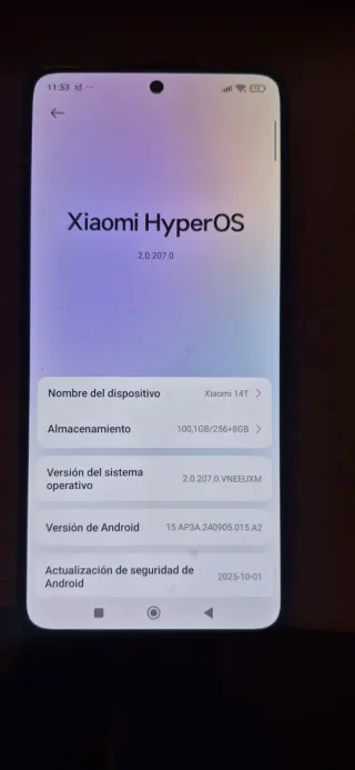 Xiaomi 14t Negro