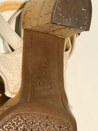 Sandalias Geox Plataforma Corcho Talla 37