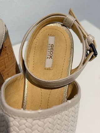 Sandalias Geox Plataforma Corcho Talla 37