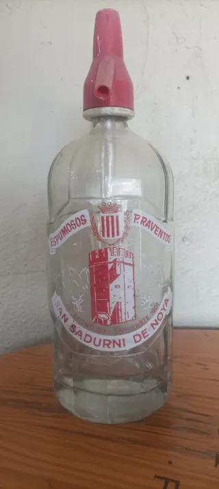 Sifón antiguo P. Raventós San Sadurní
