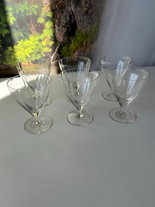 6 Bicchieri Cristallo Stile Classico