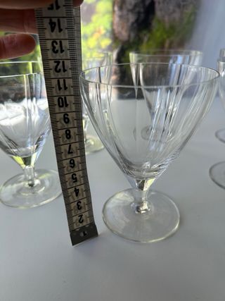 6 Bicchieri Cristallo Stile Classico