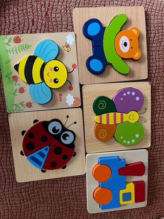 Puzzles de madera infantiles