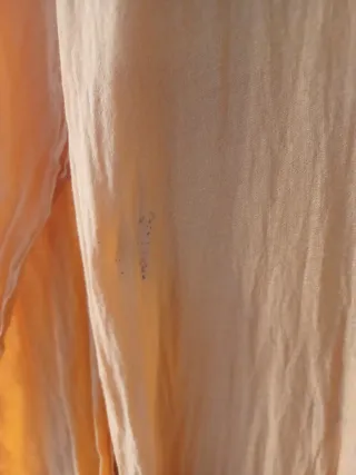 Vestido túnica bordado talla única naranja