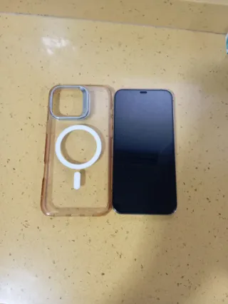 iPhone 12 Pro Max 128G color oro con custodia