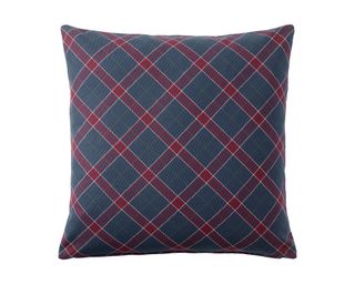 Pack 2 Fundas Cojín IKEA Cuadros Azul/Rojo