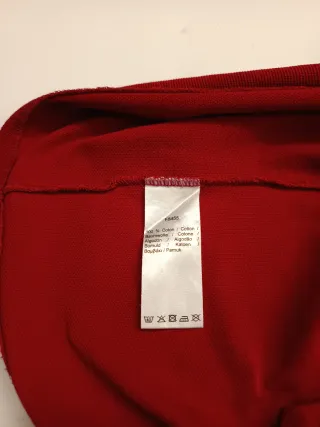 Polo Lacoste Manga Larga Talla M Rojo