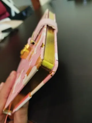 Diário com cadeado e chave de unicórnio