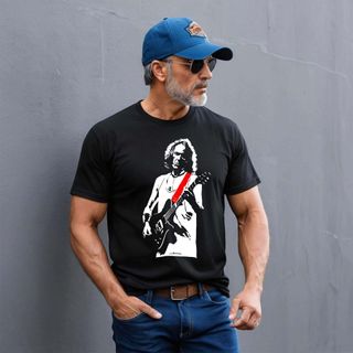 Camiseta Negra Robe Iniesta Guitarrista