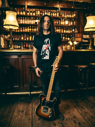 Camiseta Negra Robe Iniesta Guitarrista