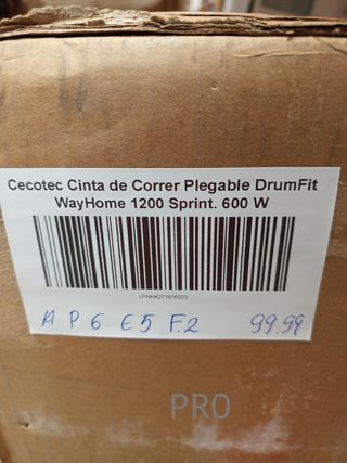 Cecotec Cinta de Correr Plegable DrumFit
