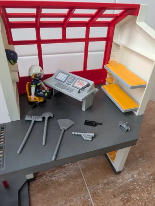 Estación Bomberos Playmobil