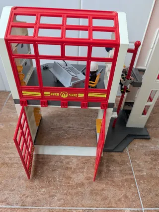 Estación Bomberos Playmobil