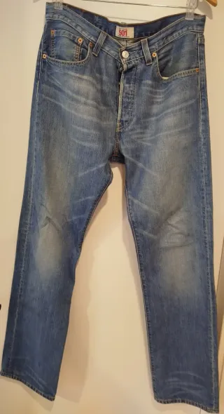 Pantalones Vaqueros Levi's 501 Azules Talla W32L34