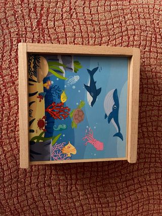 Puzzle Madera Mundo Marino