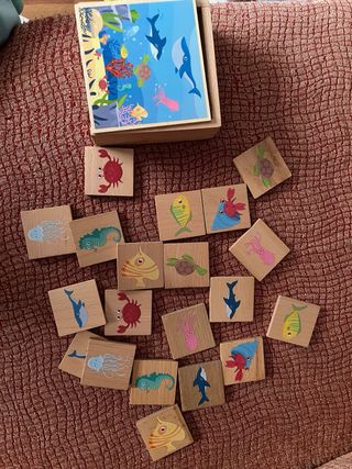 Puzzle Madera Mundo Marino