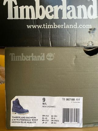 Timberland 6 In Stivali Medium Blue Waterproof