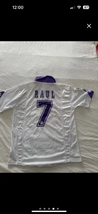 Camiseta Kelme Real Madrid Firmada Raúl