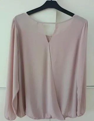 Lote 2 Blusas Blanca y Rosa Palo