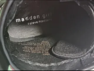 Botines Steve Madden Negras Talla 38