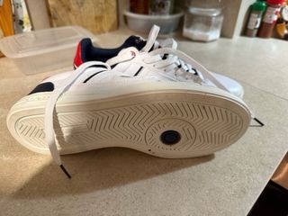 Zapatillas Lacoste Blancas piel suela de goma