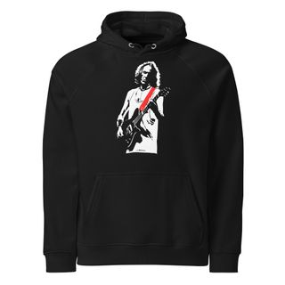 Sudadera Negra Diseño Robe Iniesta Guitarrista